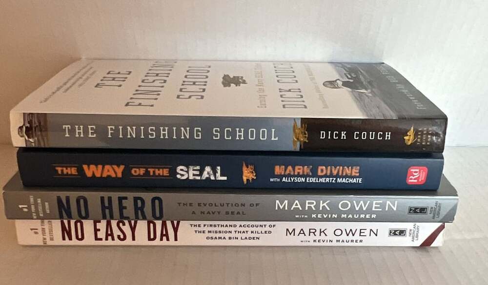 Navy Seal Book Lot of 4 Paperback Biographies
